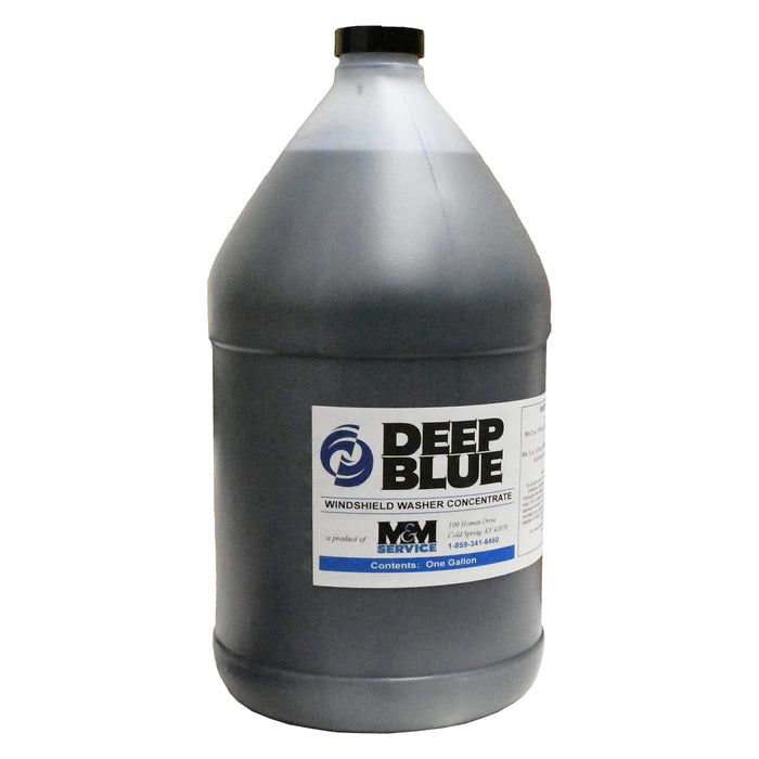 Deep Blue Concentrated Windshield Washer Fluid. 1 Case - 4 Gallons. Makes 5,500 Gallons.